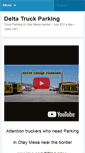 Mobile Screenshot of deltatruckparking.com